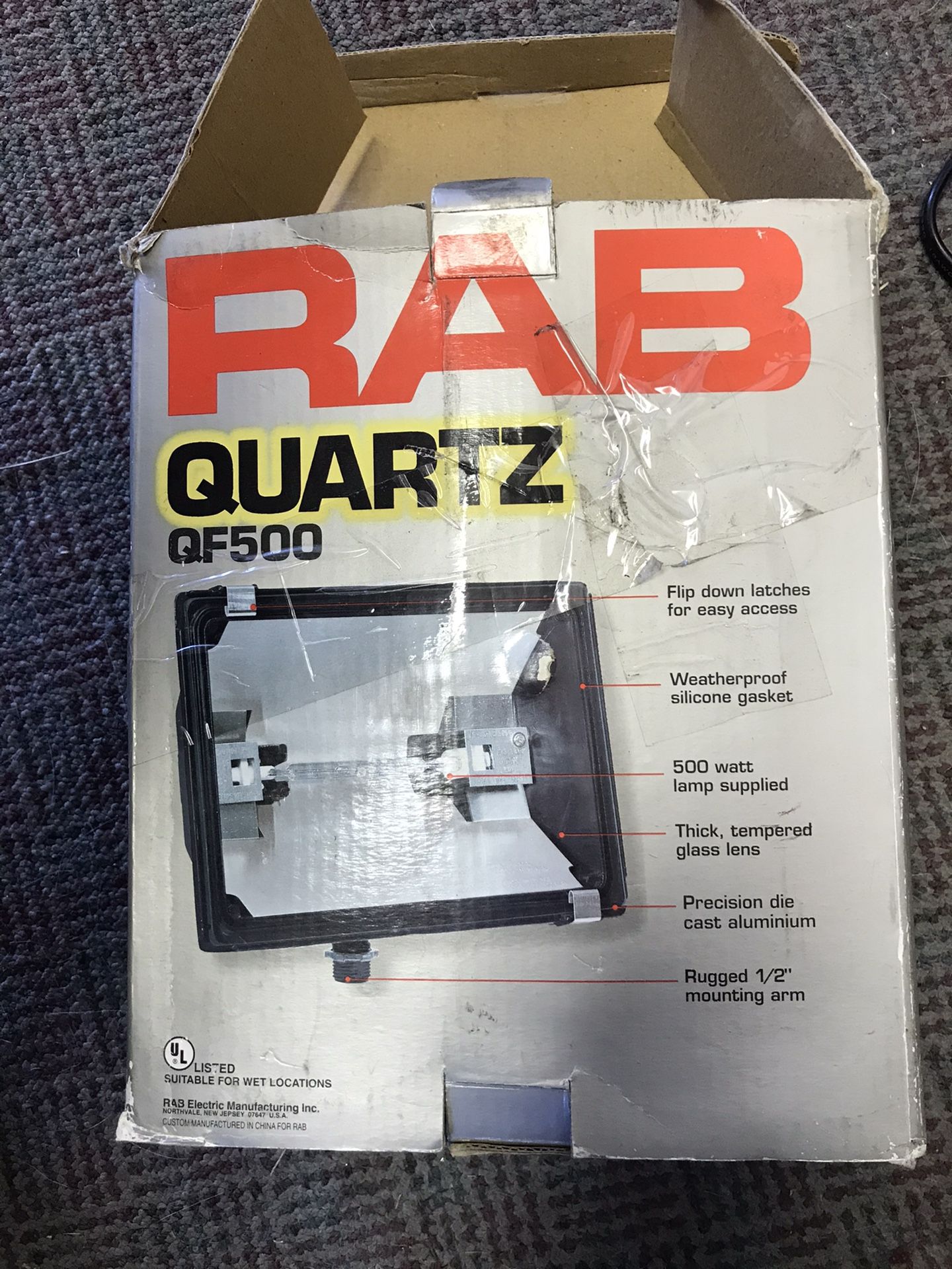 New RABQF 500 quarts floodlight new