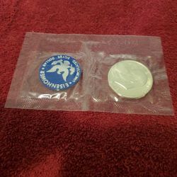 1972 Eisenhower  Dollar  Uncirculated  Silver Dollor 