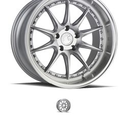AodHan DS07 18x8.5 ET35 Silver with Machine Face