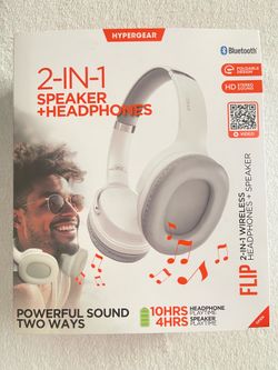2 in 1 speaker + headphones