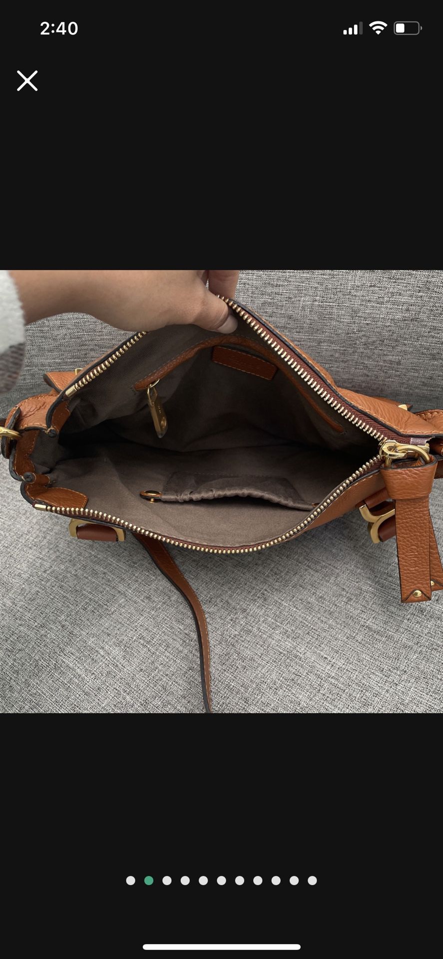 Chloe, Bags, Chloe Medium Marcie Handbag In Tan With Gold Hardware  Authenticated