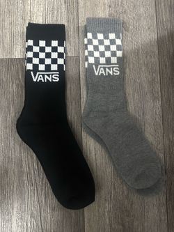 Men’s Vans Black and Gray Socks 9-12