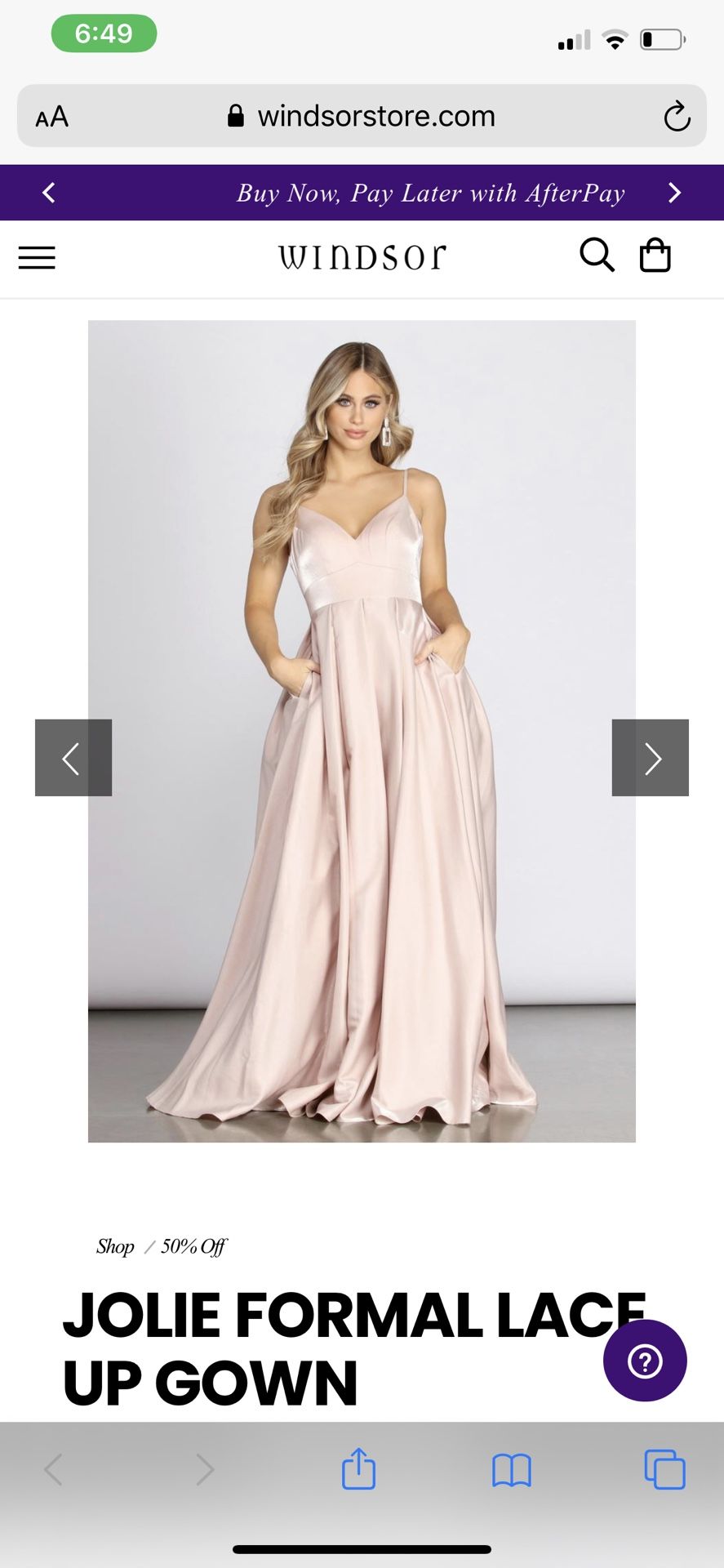 Windsor formal dress