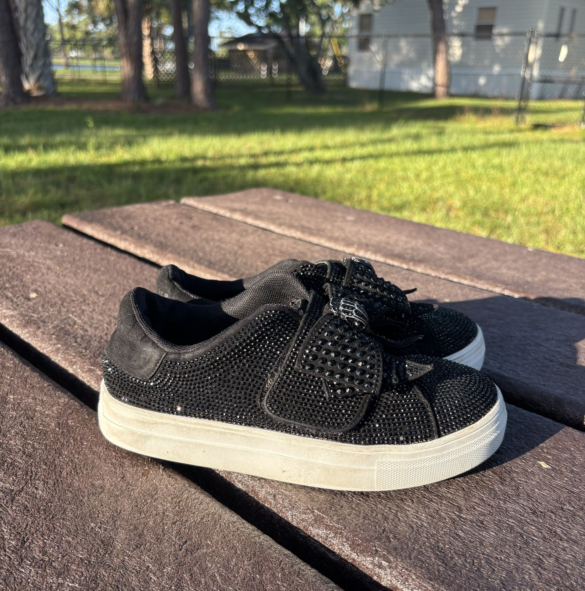Kurt Geiger Mini Laney Bow Sneaker Kids Sz 4