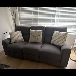 Set of couches recliner