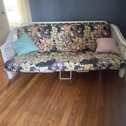 White futon
