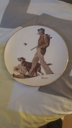Norman Rockwell collector plate