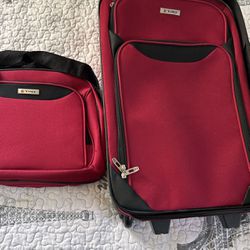 Small Luggage Like New With Two Small Handbag And Small Case