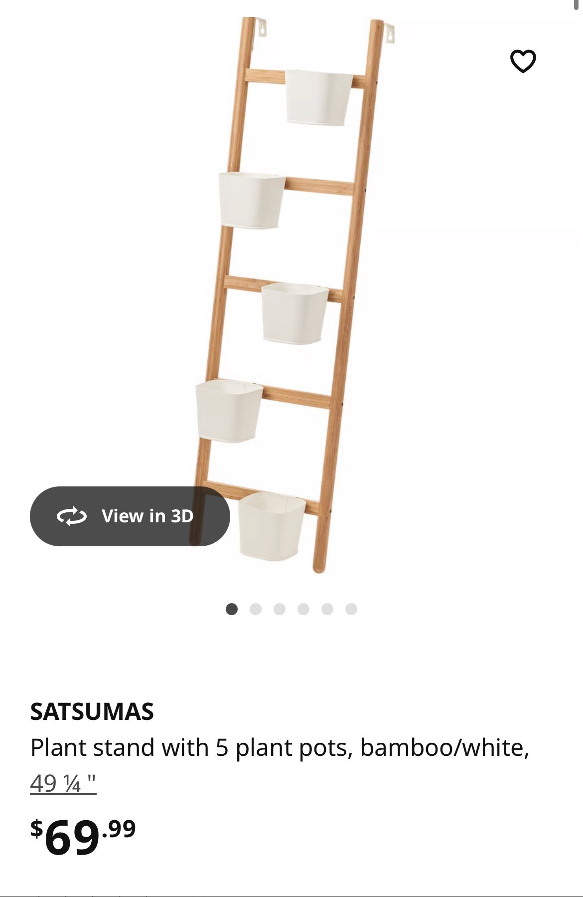 Ikea | SATSUMAS | Plant Stand