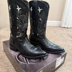 Leather Armadillo Boots For Men