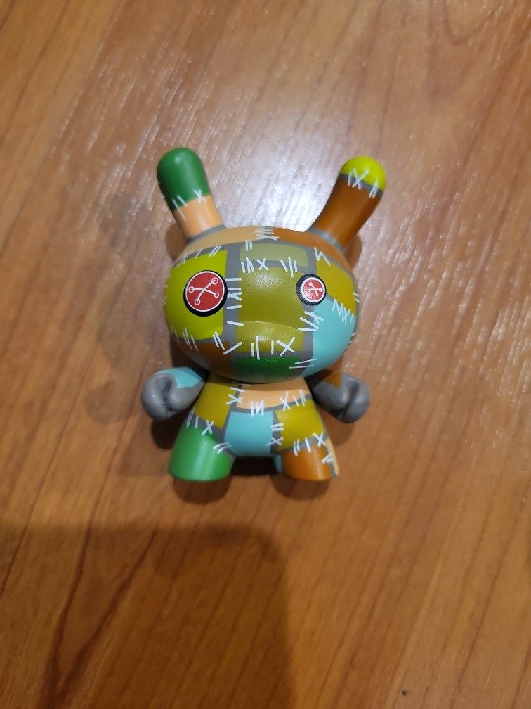 Kidrobot Dunny 2006 LA Los Angeles series Patchwork Blaine Fontana vinyl figure