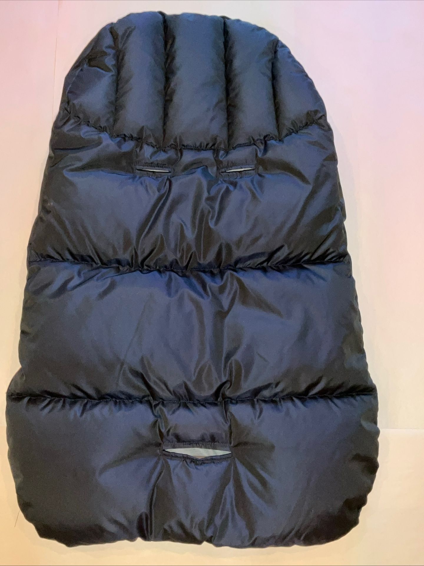 Herno Baby Sleeping Bag 6-9M Down Feather Sack Navy Blue Made in Italy Unisex