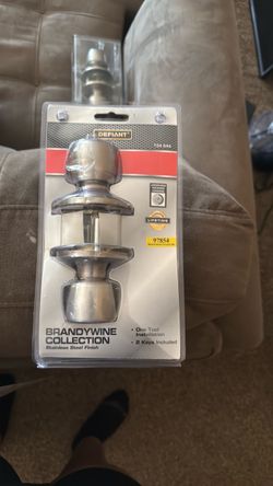 Defiant Brandywine Door Knob Stainless Steel
