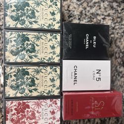 Channel/gucci bloom fragrances