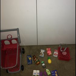 Target Cart And Food