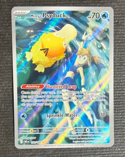 Misty's Psyduck 193/182 Holo Pokémon Card