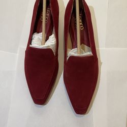 Franco Sarto Burgundy Flats 