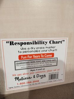 Melissa and Doug Responsibility Chart