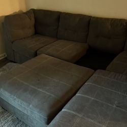 Grey Sectional Couch 