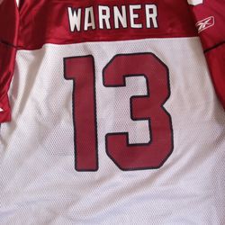 Reebok NFL Arizona Cardinals Kurt Warner Super Bowl Jersey, Men's Size XL 
