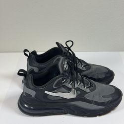 Nike Air Max 270 React WTR – Size 10 – Black/Grey Sneakers