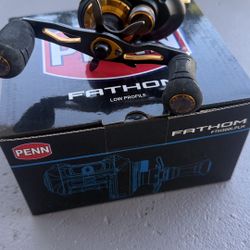 Penn Fathom FTH300LP LEFT HAND low Profile Bait caster 