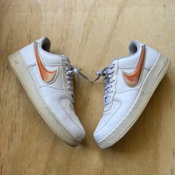 Nike Air Force 1 Low White Orange Pee