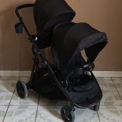 LIKE NEW GRACO READY 2GROW 2.0 DOUBLE STROLLER!!!!