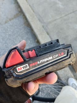 Milwaukee red lithium  1.5 battery