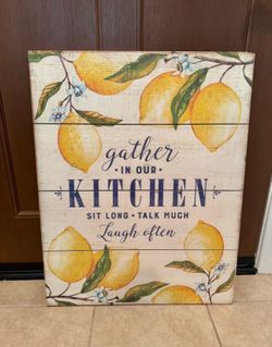 Lemon kitchen frame
