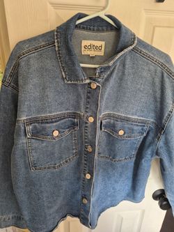EDITED REMI BADER Jean jacket Adult Large