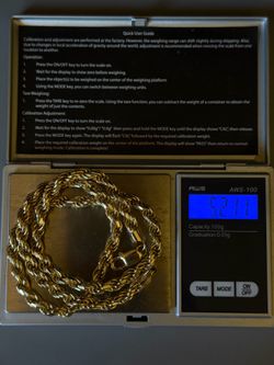 6mm 14K Gold Vermeil Chain