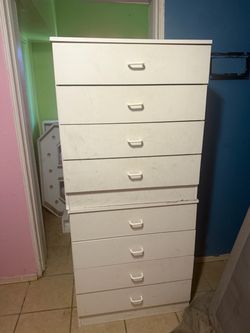 2 dressers used $70 for both