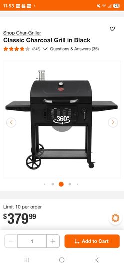 Char-griller classic grill model 2175