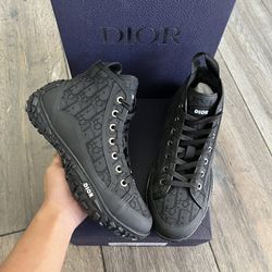 Black Dior Boots Size 7us (39eu)