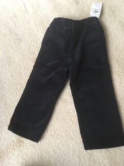 Ralph Lauren black corduroy pants 18 mos boys