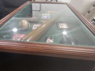$100 O.B.O collection box for baseball lovers who wish to have a souvenir of the king of sports
