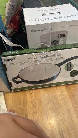 cast iron round pan