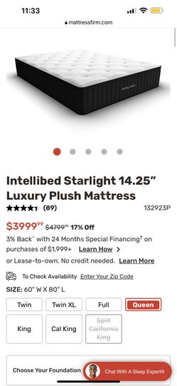 Intellibed starlight plush discount
