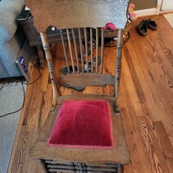 Antique Oak Rocking Chair