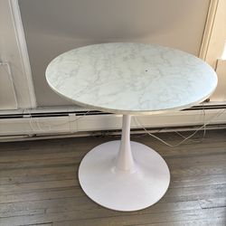 Faux Marble Dining Table