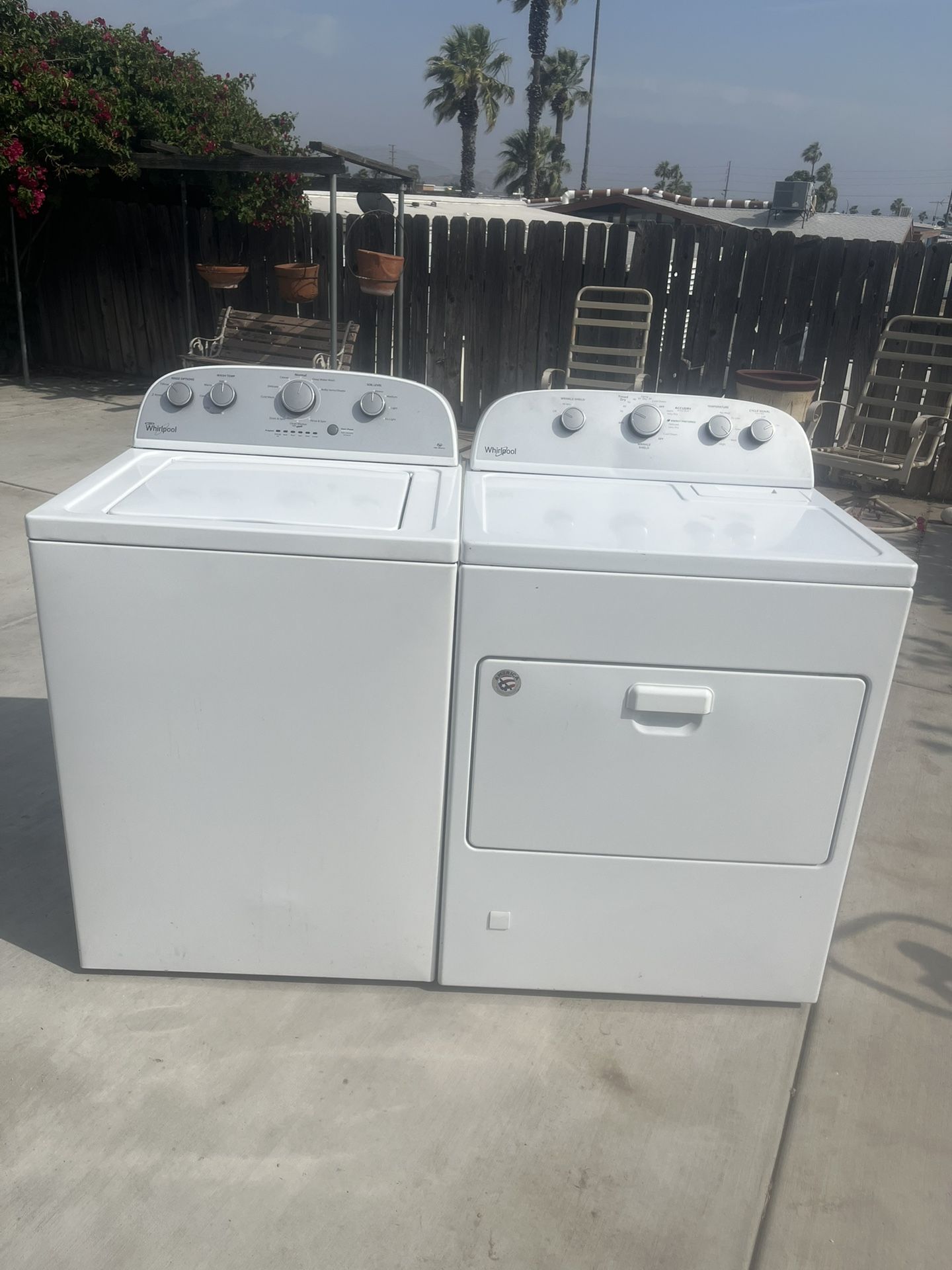 Whirlpool Washer And Dryer Gas Heavy Duty Super Capacity Good Condition Delivered And Installation Available
