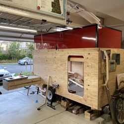 UNFINISHED TRAILER CAMPER