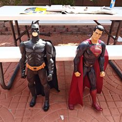 Batman and Superman action figure