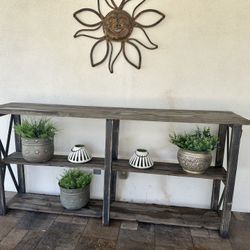 Great Outdoor Buffet Party Plant Table!