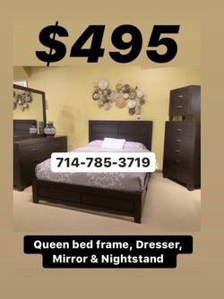 4 Piece Queen bedroom Set