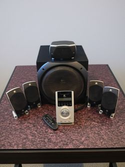Logitech speakers and subwoofer set