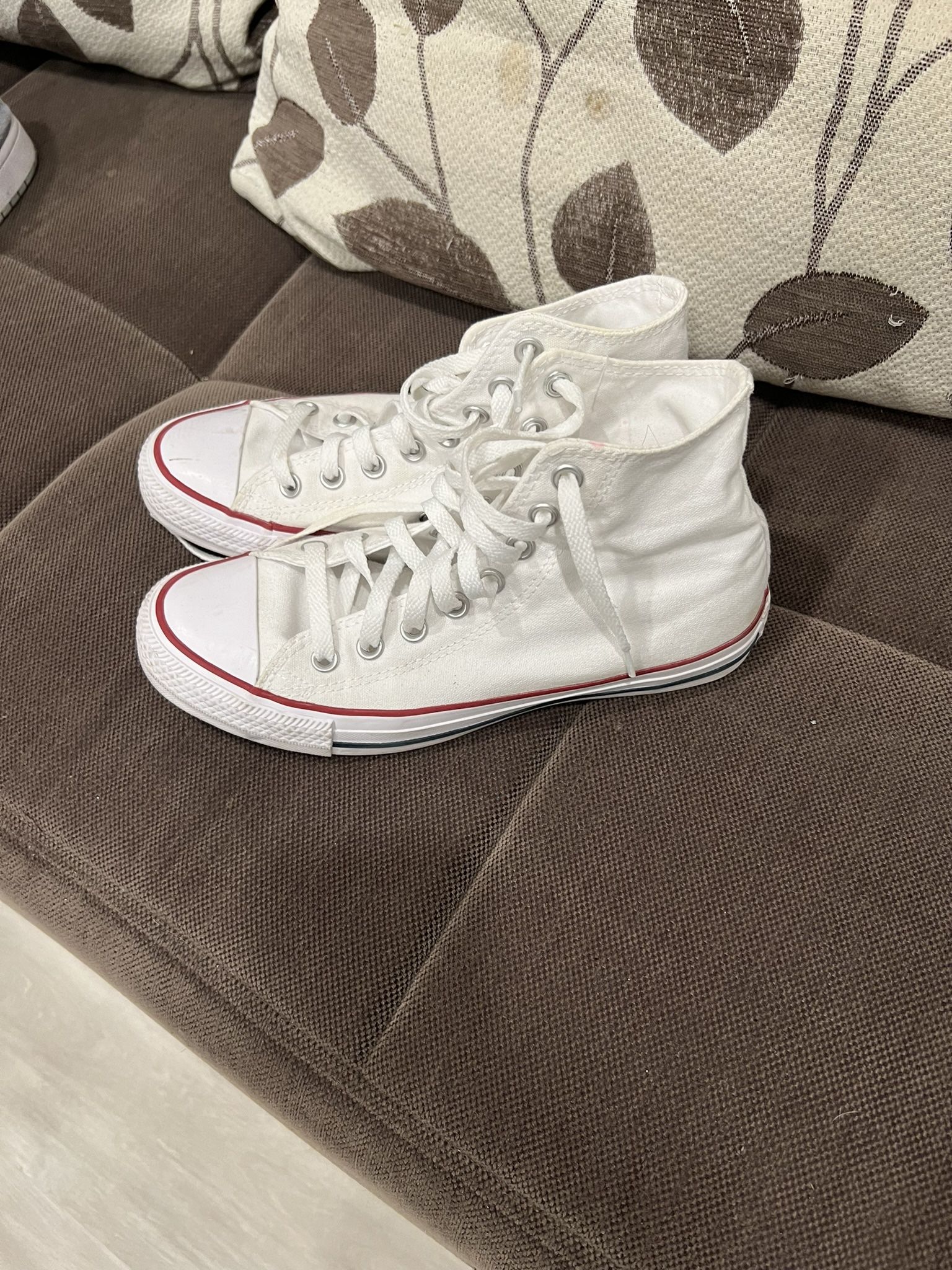 White High Top Converse All Star
