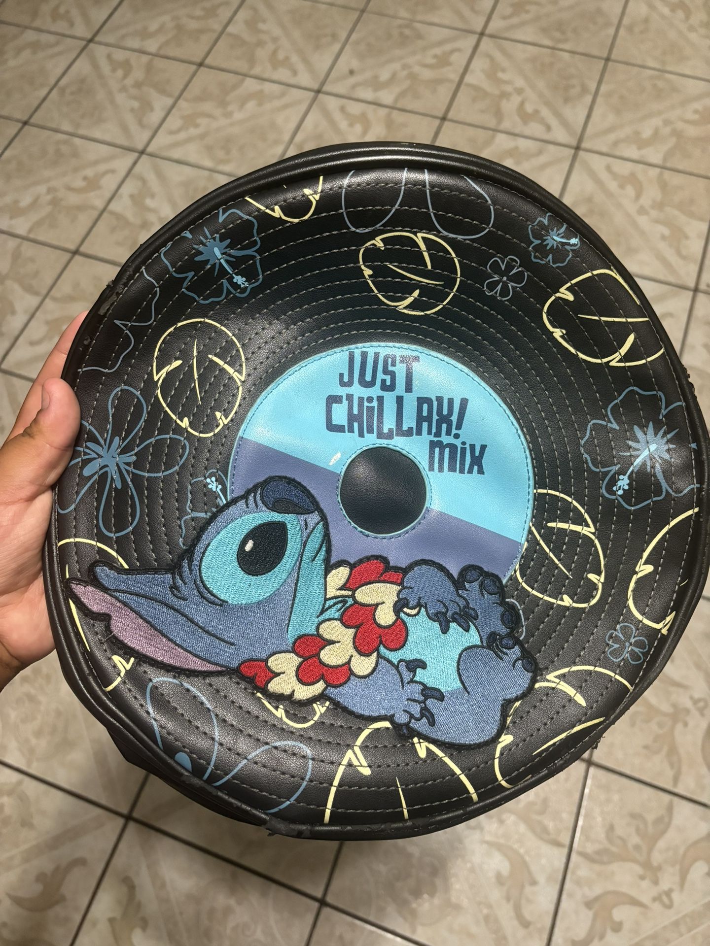 Stitch Crossbody Vinyl Record