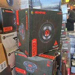Memphis Audio MJP1044 10" 1500 Watt MOJO Pro Car Audio Subwoofer DVC 4 ohm Sub